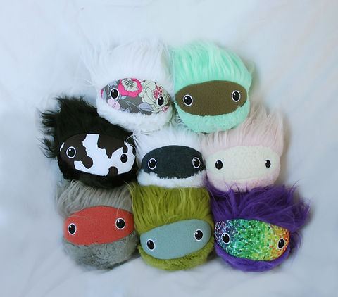 Set of 8 Mimbleballs: 5" plush, washable therapy tools for immediate laughter, connection, calm, comfort, & emotional regulation