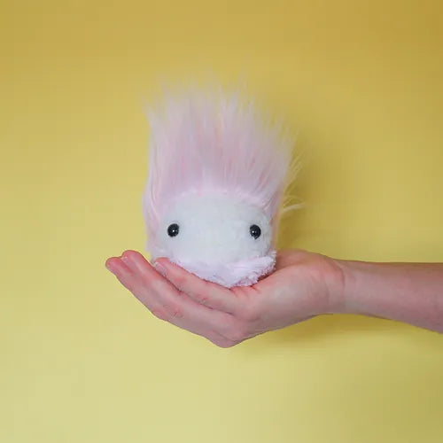 Mini Thimble 3.5" Pretty in Pink Mimbleball: plush, washable therapy tool for immediate laughter, connection, calm, comfort, & emotional regulation