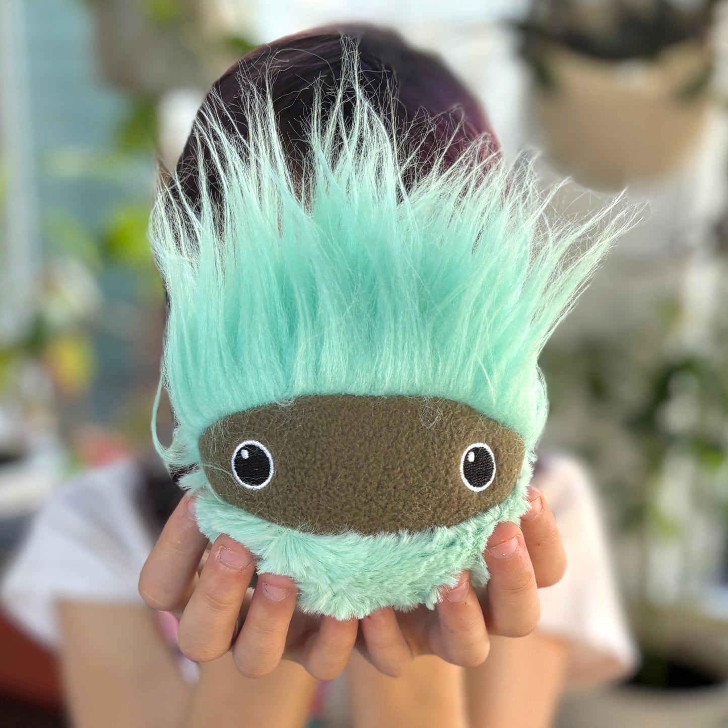 Mini Theo 3.5" Coolest Friend Mimbleball: plush, washable therapy tool for immediate laughter, connection, calm, comfort, & emotional regulation