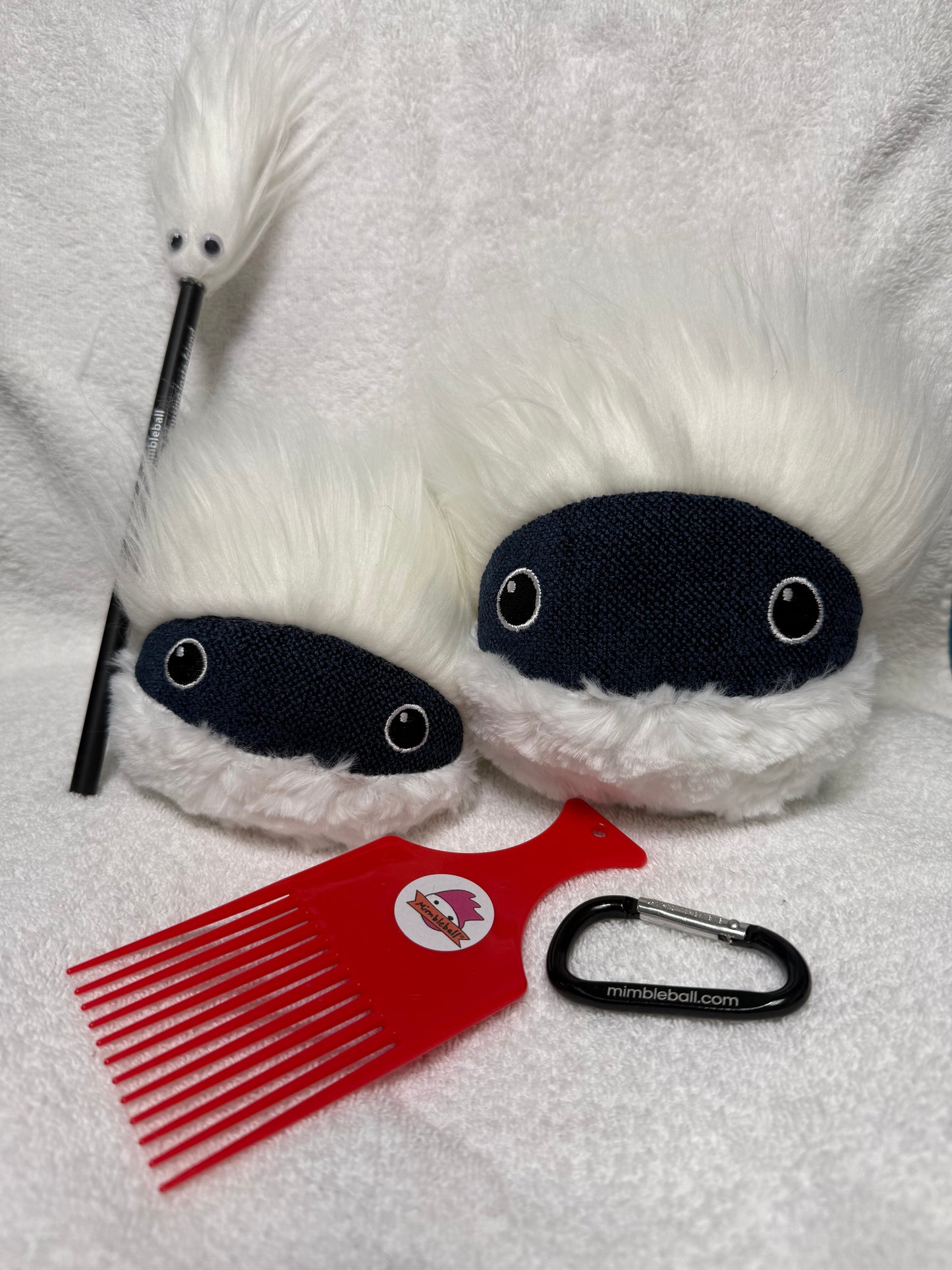 Mimbleball Bimble Playful Friend: 5" plush, washable therapy tool for immediate laughter, connection, calm, comfort, & emotional regulation
