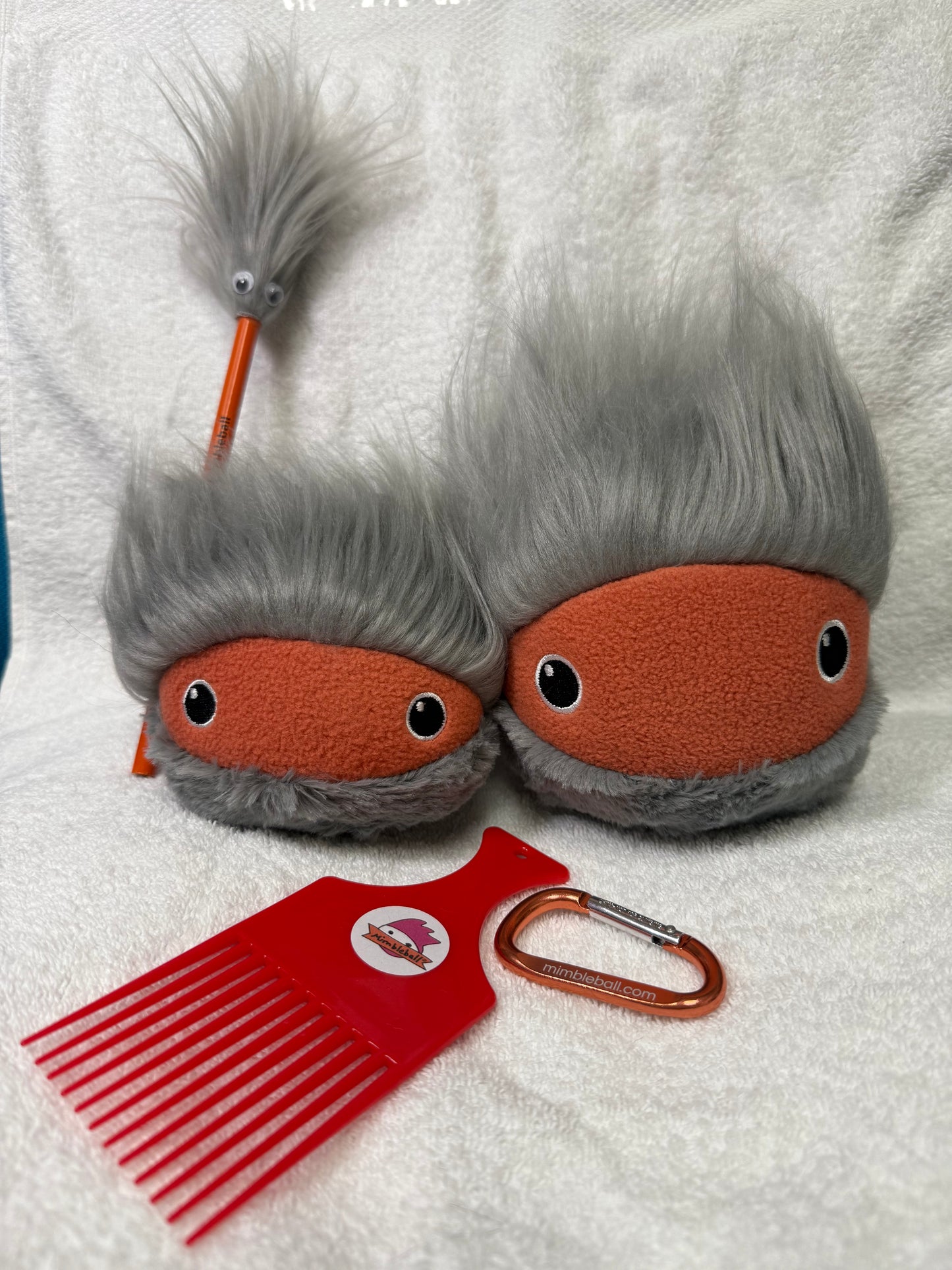 Mini Ira 3.5" Wisest Friend Mimbleball: plush, washable therapy tool for immediate laughter, connection, calm, comfort, & emotional regulation