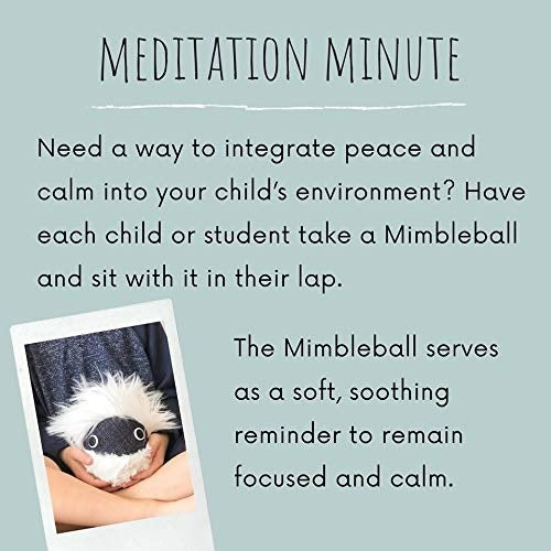 Mimbleball Bimble Playful Friend: 5" plush, washable therapy tool for immediate laughter, connection, calm, comfort, & emotional regulation