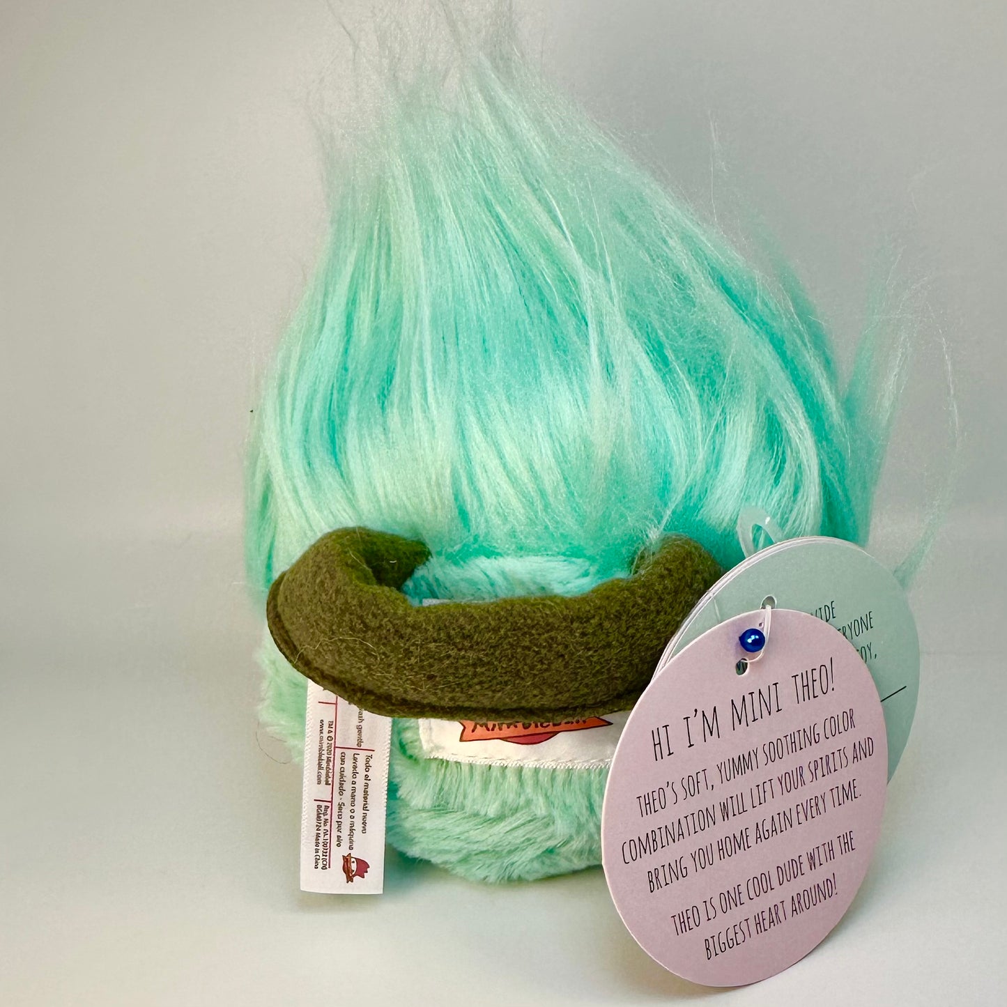 Mini Theo 3.5" Coolest Friend Mimbleball: plush, washable therapy tool for immediate laughter, connection, calm, comfort, & emotional regulation