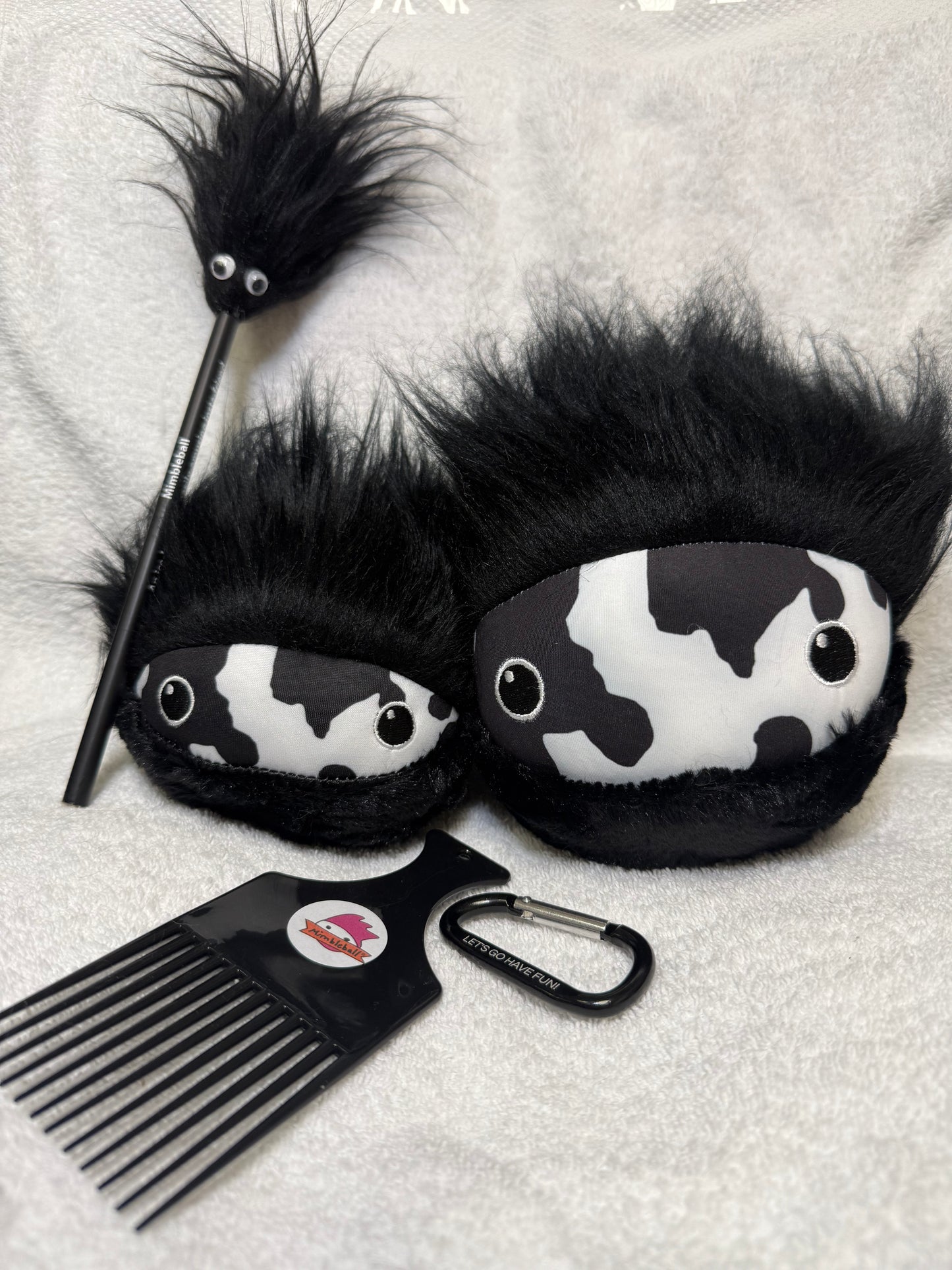 Bundle with Benefits -- Enjoy twice the comfort & cuddles with this bundle of a Mimbleball and a Mini Mimble, along with all of the accessories!