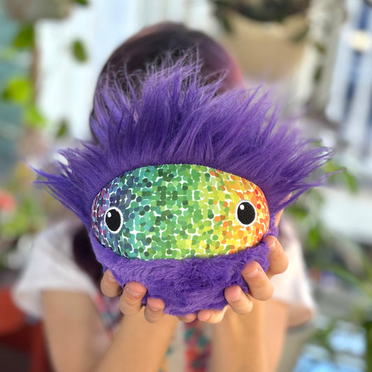 Mimbleball Vanessa: 5" Weighted, Fabulous Friend Mimbleball: plush, washable therapy tool for immediate laughter, connection, calm, comfort, & emotional regulation