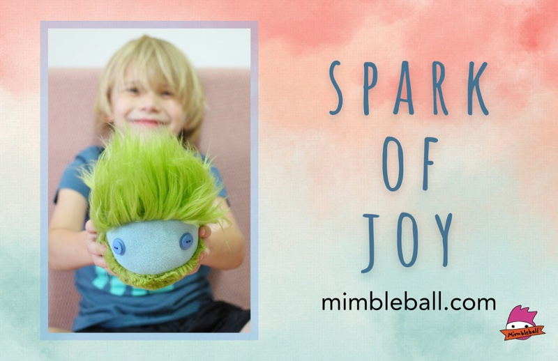 Mimbleball Gabe Sweetest Friend: 5" plush, washable therapy tool for immediate laughter, connection, calm, comfort, & emotional regulation