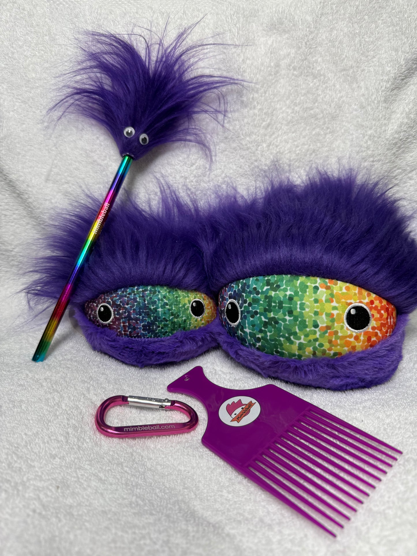 Bundle with Benefits -- Enjoy twice the comfort & cuddles with this bundle of a Mimbleball and a Mini Mimble, along with all of the accessories!